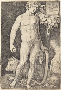 Adam stående af Sebald Beham