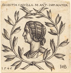 Domitia Calvilla af Sebald Beham