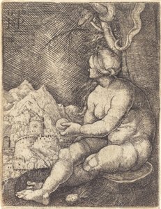 Eve Sidder af Sebald Beham