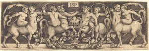 Fris med kentaurer af Sebald Beham