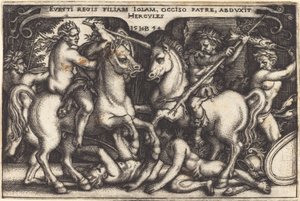 Hercules og Iole af Sebald Beham