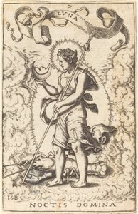 Luna af Sebald Beham