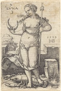 Luna af Sebald Beham