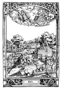 Luna, 1531 af Sebald Beham