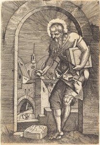 Sankt Hieronymus ved buen af Sebald Beham