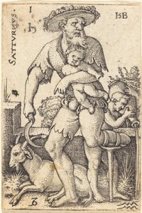 Saturn af Sebald Beham