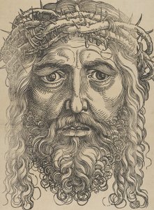 Kristi hoved kronet med torne, ca. 1520. af Sebald Beham