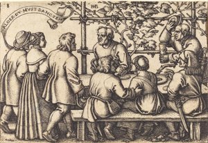 Bondebanketten af Sebald Beham
