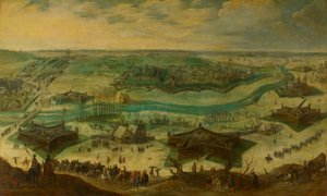 Belejringen af ​​Julich, 1621-22 af Sebastiaen Vrancx (attributed to)