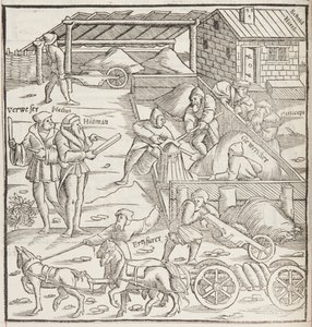 Cosmographia, detalje af Fol 436 (gravering) af Sebastian Munster