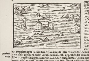 Cosmographia, detalje af Fol 516 af Sebastian Munster