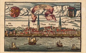 Riga Fra Cosmographia, ca 1568