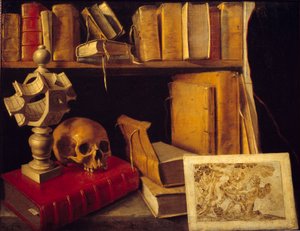 Forfængelighed med solur. Maleri af Sebastian Stoskopff (1597-1657)