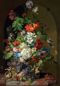 blomsterstilleben af Sebastian Wegmayr