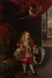 Portræt af Karl II af Spanien som et barn, 1667-1670 af Sebastian de Herrera Barnuevo