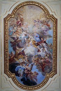 Sankt Cecilias apoteose (fresko
