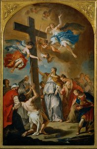 Fundet af det hellige kors (maleri på lærred) af Sebastiano Ricci