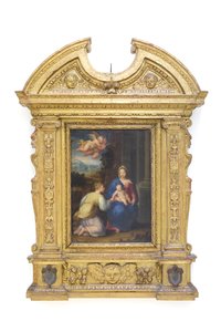 Sankt Katharinas bryllup (maleri) af Sebastiano called Bastianino Filippi