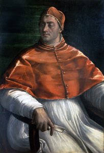 Portræt af Clement VII (Jules de Medici) (1478 - 1534). Maleri af Sebastiano del Piombo. Napoli, Capodimonte Gallerier. af Sebastiano del (c.1485 1547) Piombo