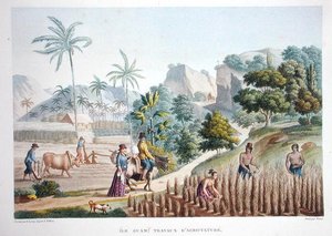 Landarbejdere, Guam, Filippinerne, fra 