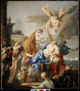 La mort de Dido"" (Didos død) Dido, dronning af Kartago, der ikke er i stand til at bære Æneas