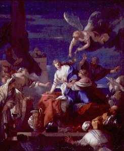 The Death of Dido (olie på lærred) af Sébastien Bourdon