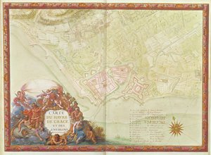 Ms. 987, fol.24 Plan over Le Havre, fra 