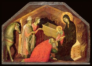 Magiernes tilbedelse af Seminary Madonna Master