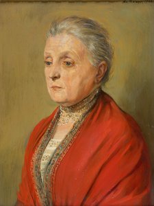 Portræt af Luise Maurer, kunstnerens første kone
