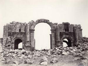 Hadrians bue ved Jerash, 1867