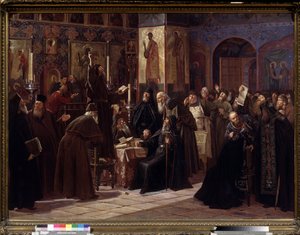 Solovetsky-klosterets opstand i 1666 (Solovetsky-klosterets opstand i 1666). Episode af raskol fra den ortodokse kirke (eller skisma fra 1666-1667) af de gamle troende, der modsatte sig reformerne af patriarken i Moskva, indført fra 1653. af Sergei Dmitrievich Miloradovich