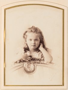 Tatiana Nikolaievna de Russie (1897-1918) - Storhertuginde Tatyana af Rusland, af Levitsky, Sergei Lvovich (1819-1898). Albumin foto