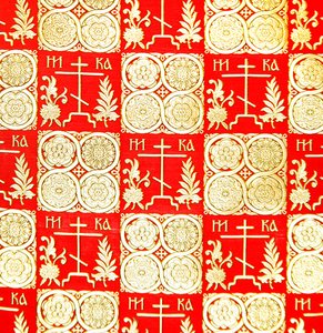 Olovyanishnikov Manufactory Half-Silk Satin, begyndelsen af det 20. århundrede (tekstil)