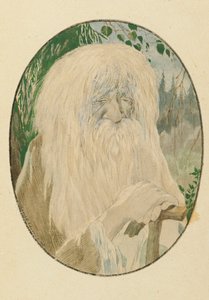 Leshy. Illustration til digtet Ruslan og Lyudmila af A. Pushkin, 1921-1926.