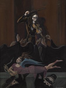 Paganini. Design til balletten Paganini af Sergei Rachmaninoff