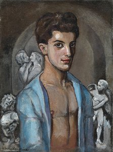 Portræt af koreografen og balletdanseren Léonide Massine 1896-1979
