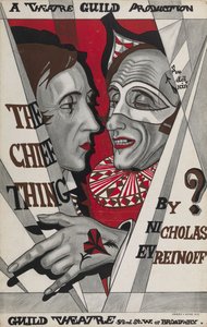 Plakat for The Chief Thing, skuespil af Nikolai Evreinov