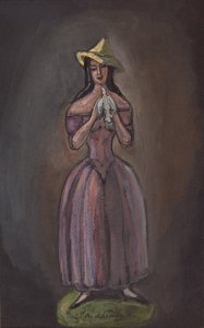 Kvinde i lilla Olga Glebova-Sudeikina