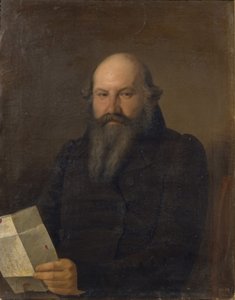 Portræt af Osip Mikhailovich Senkov 1790-1851, 1836