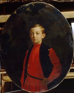 Portræt af Tsarevich Nicholas Alexandrovich af Rusland 18431865
