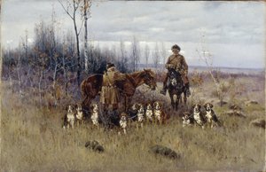 Rævejagt af Sergey Semyonovich Voroshilov