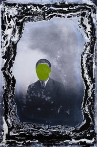 ung herre, der poserer alene, 2019 (blandede medier)
