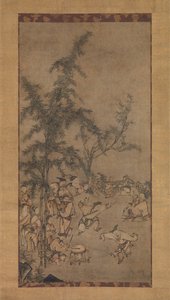 Seven Sages of the Bamboo Grove, 1550