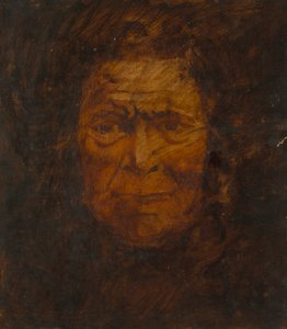 En mands ansigt af Severin Falkman
