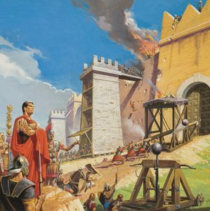 Angreb på Karthago af Severino Baraldi