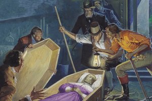Burke and Hare, Grave Robbers and Murders (gouache på papir)