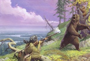 Daniel Boone baner vejen til vildmarken af Severino Baraldi