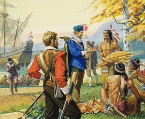 Henry Hudson (1570-1611) (gouache på papir)