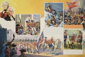 Tabet af de amerikanske kolonier af Severino Baraldi
