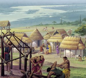 Den tidlige by Rom af Severino Baraldi